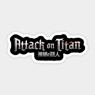 Attack on Titan Official Logo Design Sticker